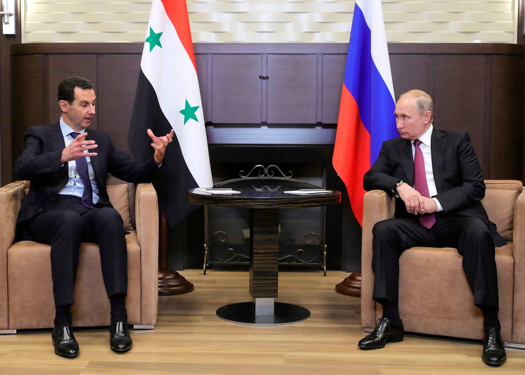 Se reúnen  Putin y Bashar Al Assad en Rusia