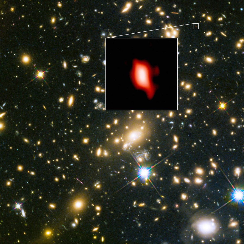 Halladas evidencias de formación estelar 250 años después del Big Bang