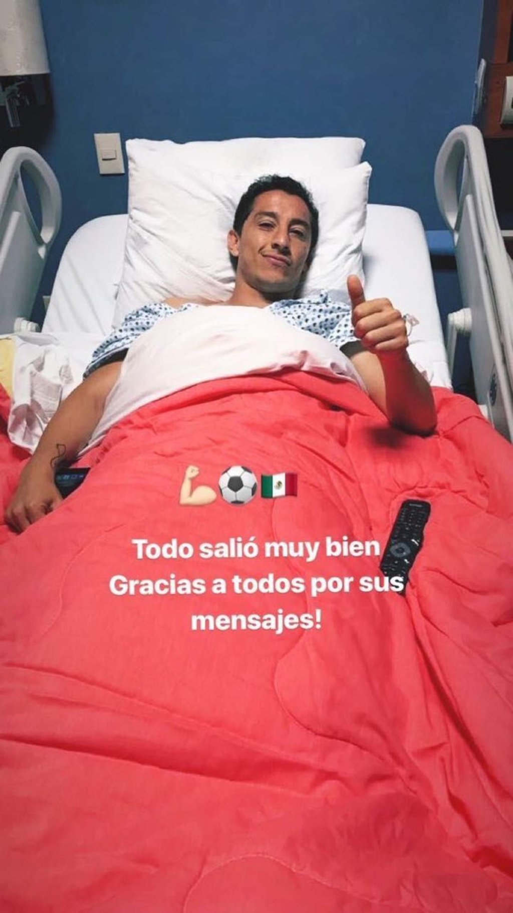 Andrés Guardado abandona La Laguna tras ser operado