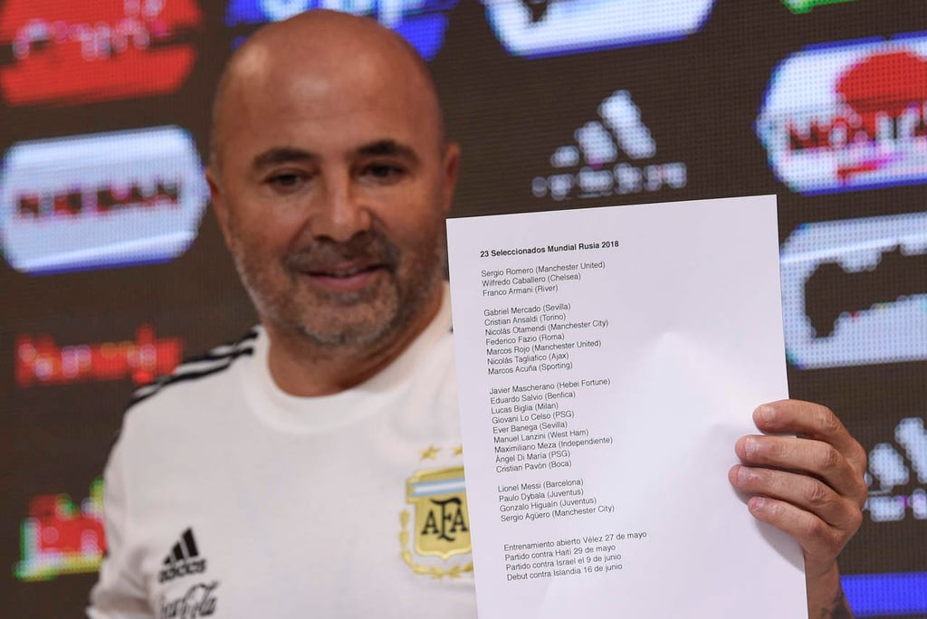 Argentina define sus 23 convocados para el Mundial