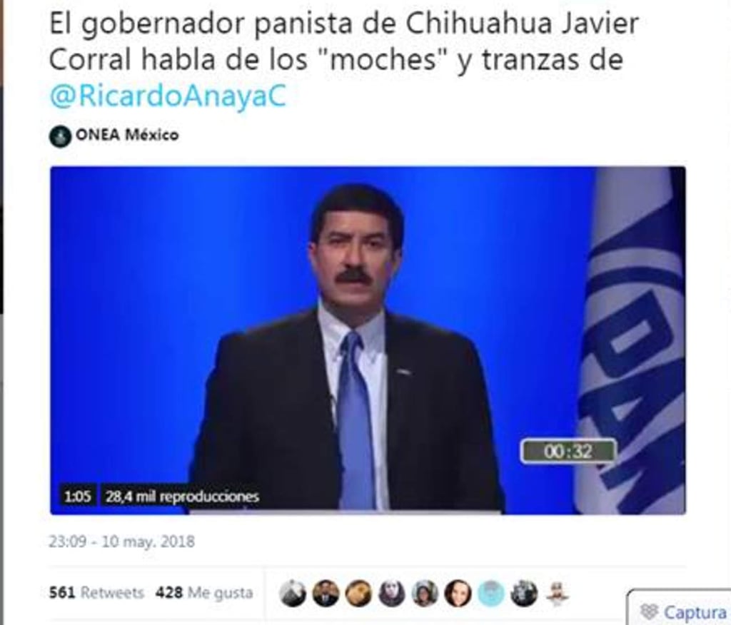 Javier Corral sí criticó a Ricardo Anaya... pero hace tres años