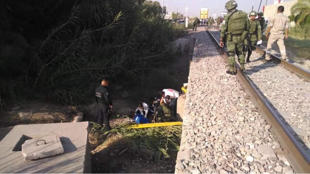 Tren impacta a indocumentado en Gómez Palacio