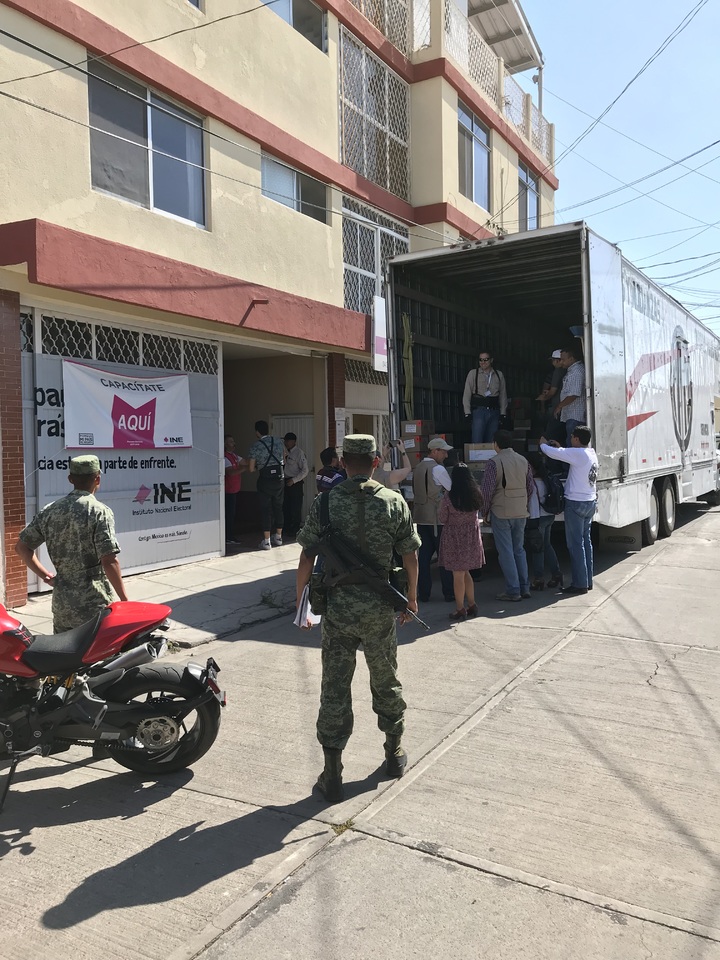 Llegan a Durango boletas electorales