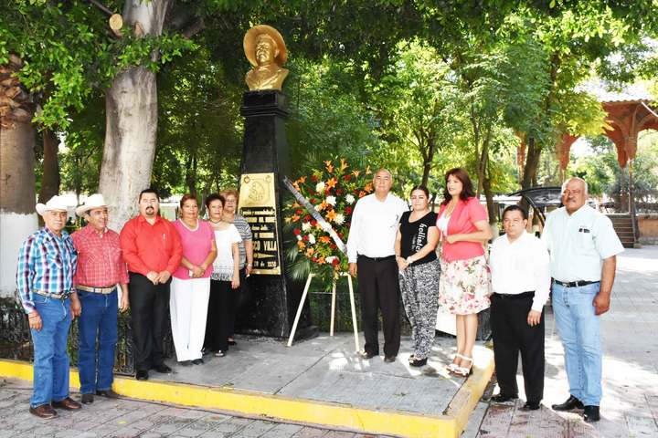 Conmemoran  el natalicio de Francisco Villa