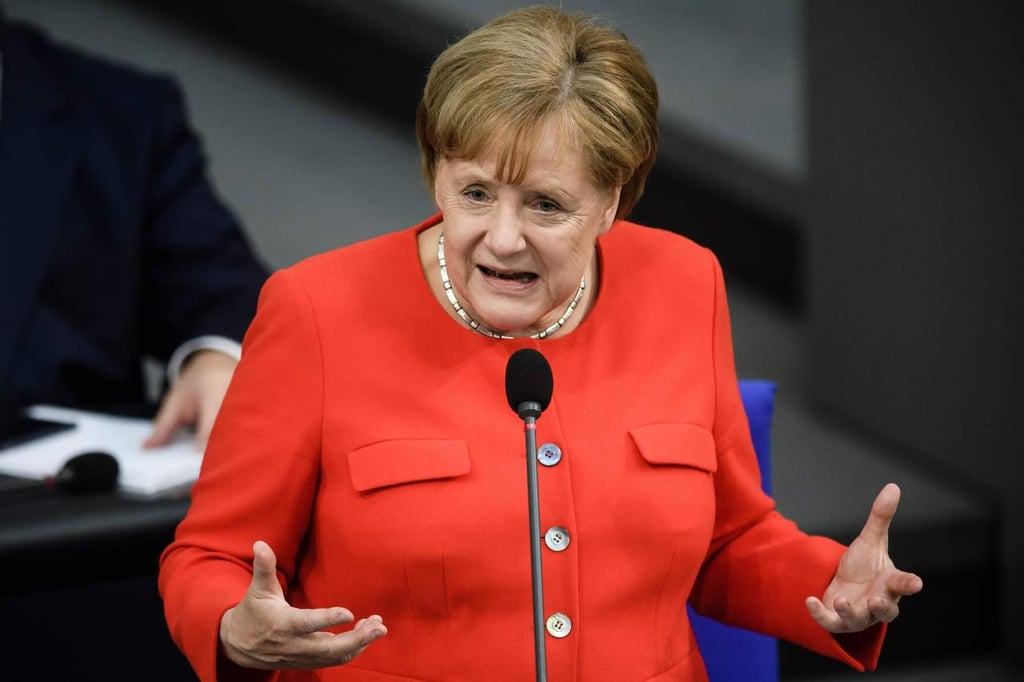 Pide Merkel 'posición común' de todos los afectados por aranceles de EU
