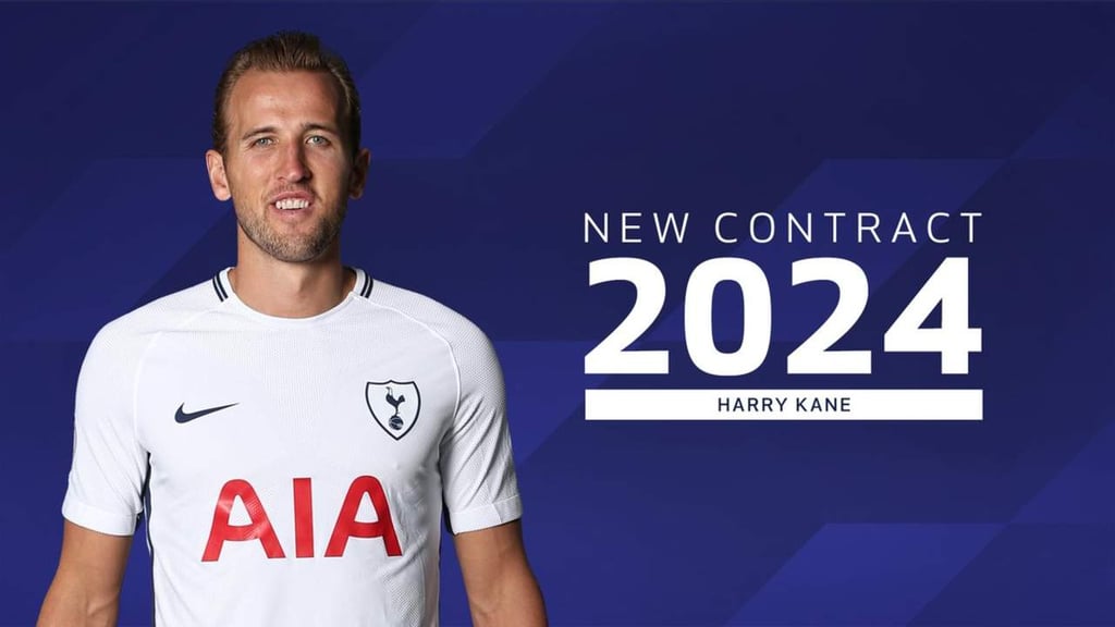 Kane renueva con Tottenham hasta 2024