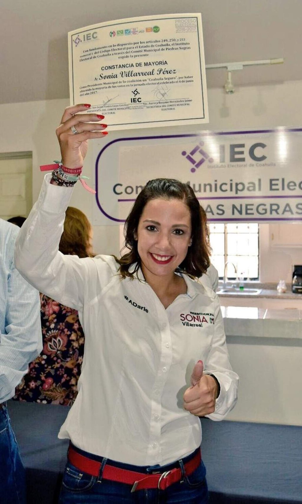 Suspende Sonia Villarreal su campaña en Piedras Negras