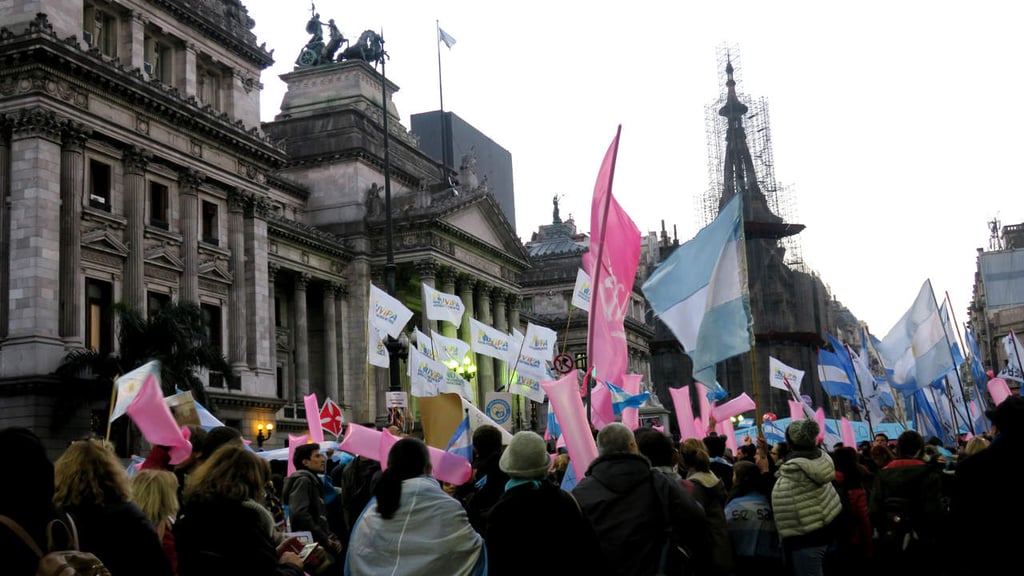 Congreso argentino aprueba la legalización del aborto