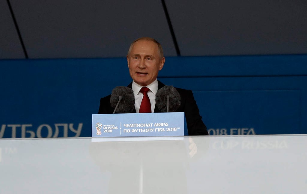 Da Putin bienvenida a Mundial de Rusia 2018