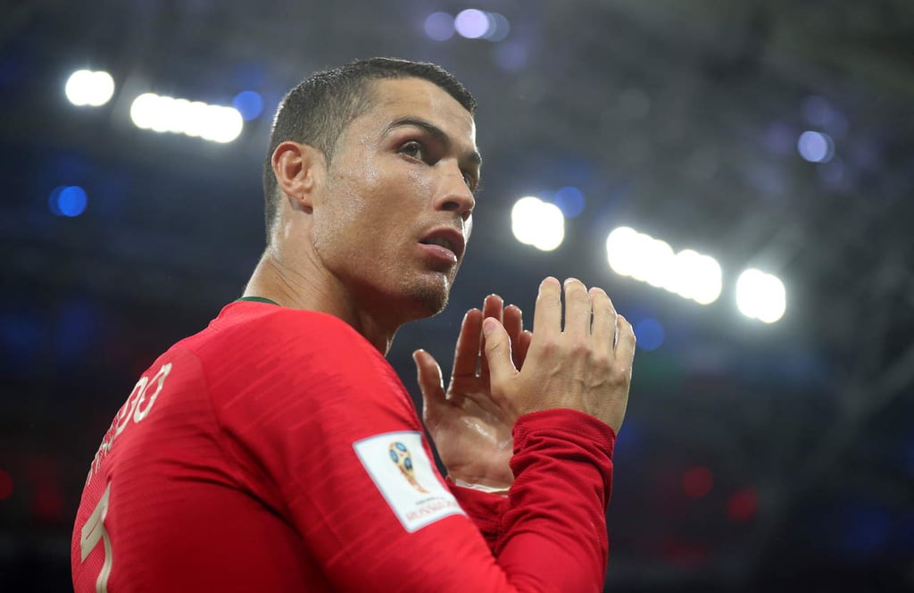 Cristiano Ronaldo es elegido el hombre del partido contra España