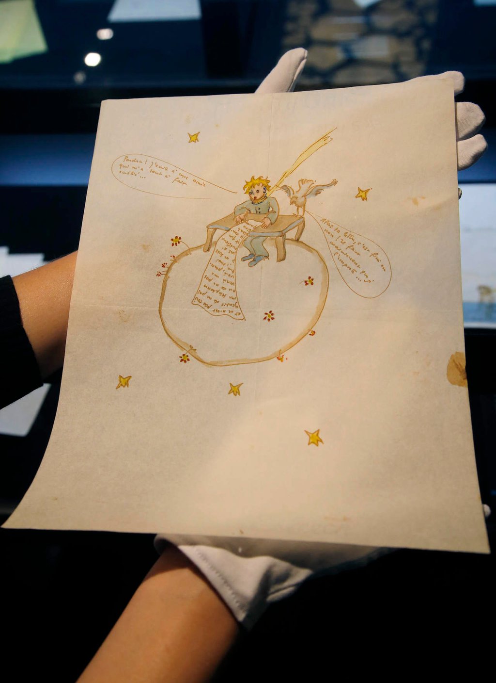 Carta de amor ilustrada del autor de El Principito es subastada