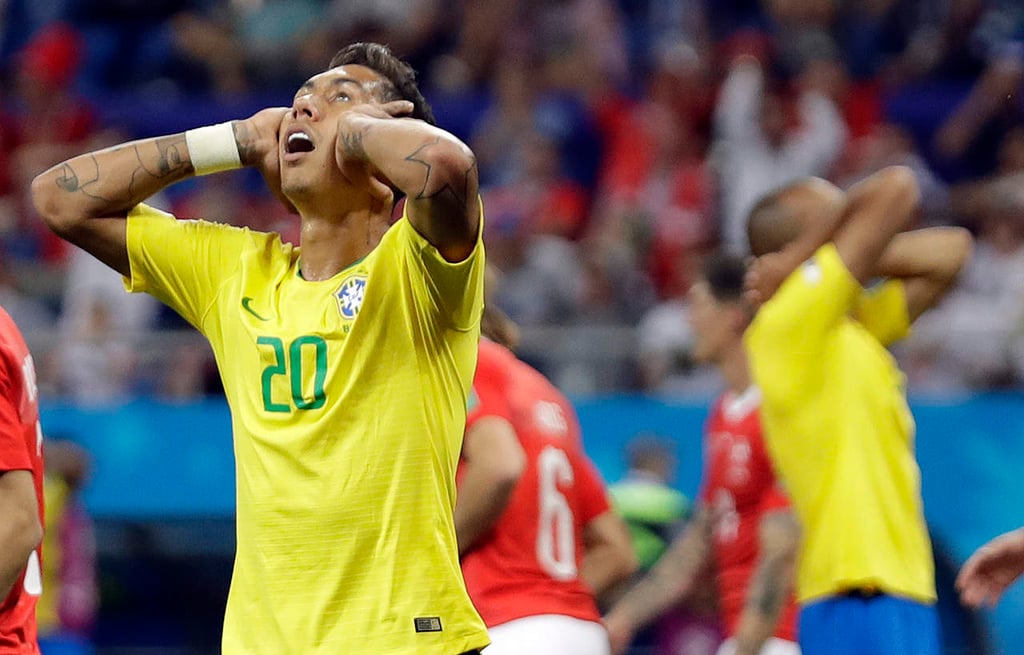 Brasil se deja empatar por Suiza en debut mundialista