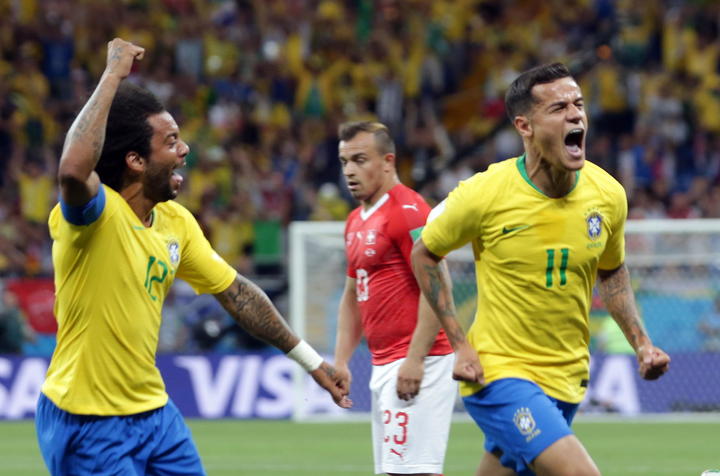 Brasil es alcanzado por Suiza