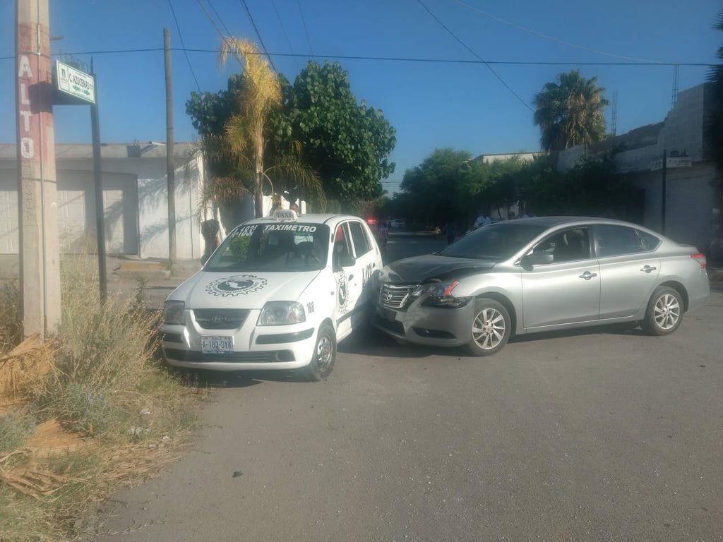 Accidente vial en Lerdo deja sólo daños materiales