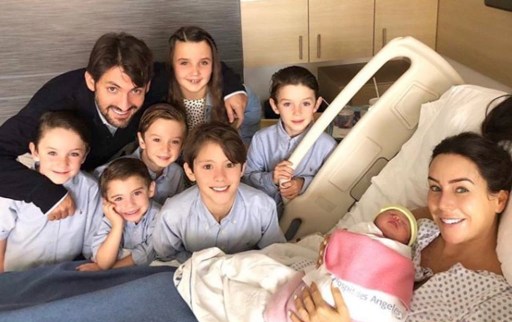 Inés Gómez Mont presenta a su bebé recién nacida