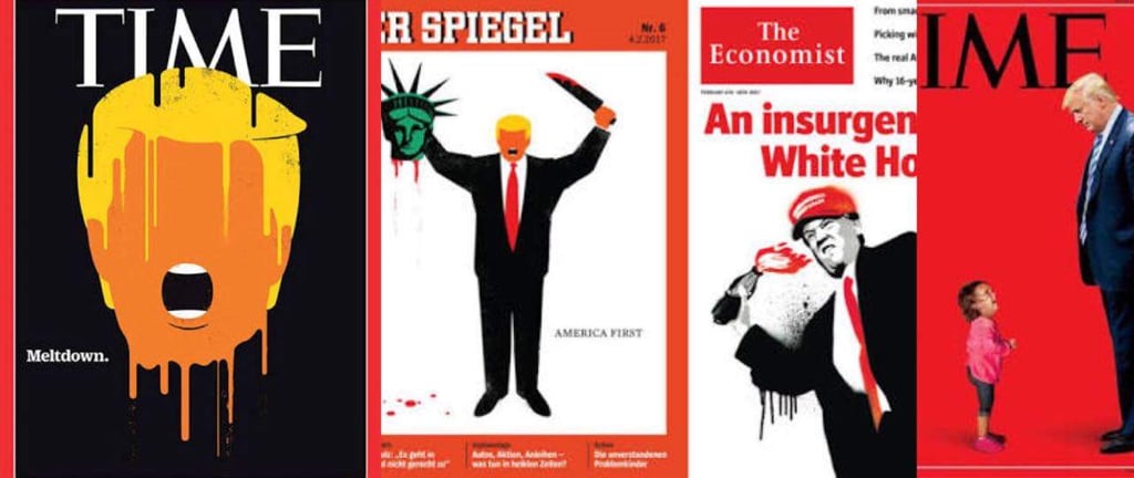 Las polémicas portadas de Donald Trump