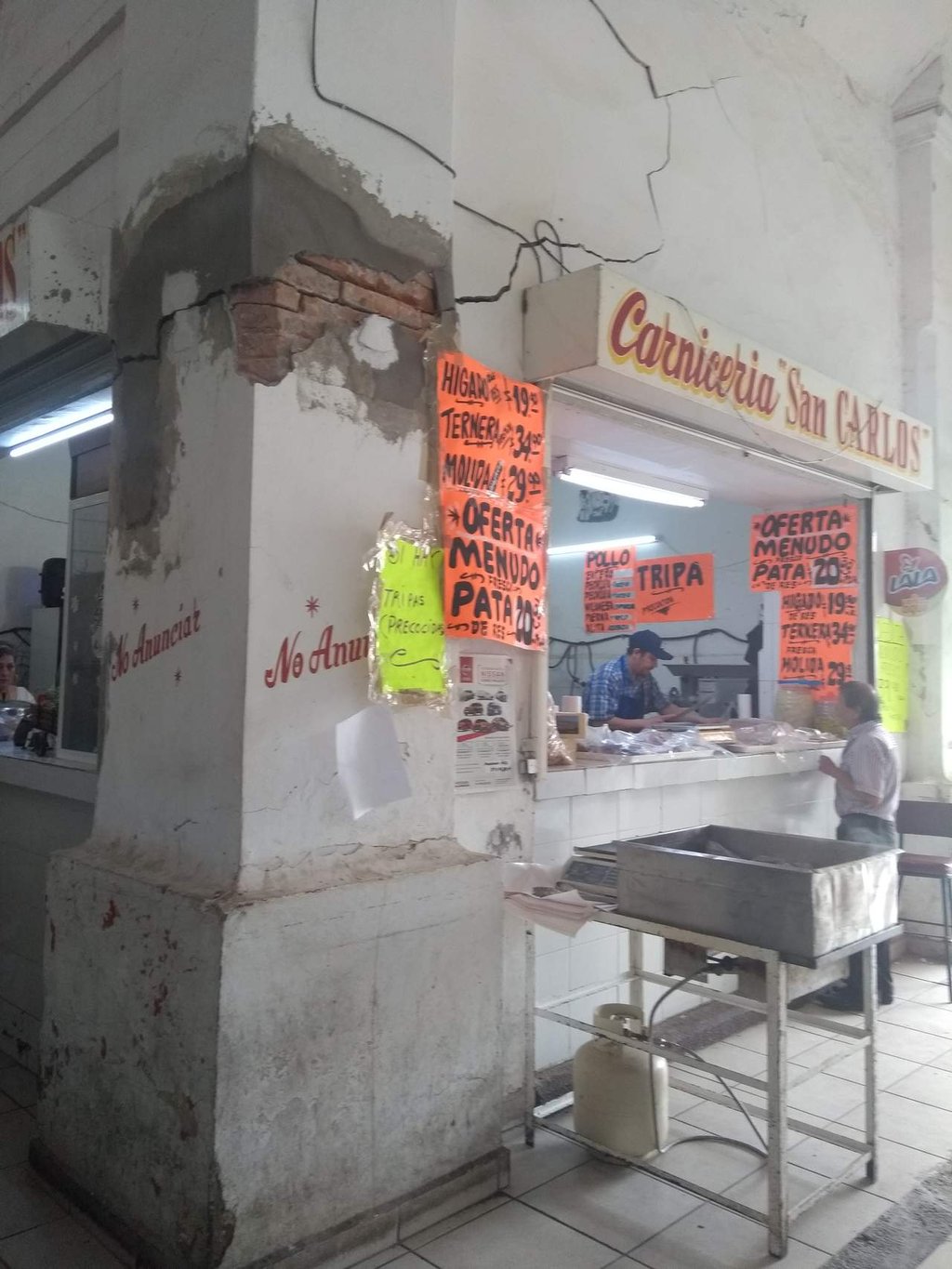 Dos meses después, sigue sin reparar Mercado Municipal de Lerdo