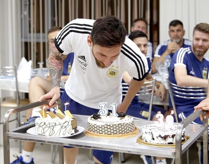 Messi celebra su cumpleaños