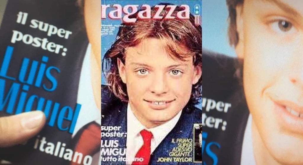Esta es la verdadera portada de Ragazza in en la que sale Luis Miguel