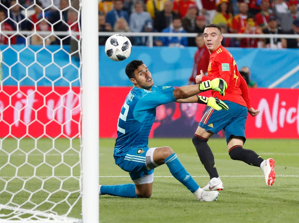 España empata a Marruecos con un controversial gol