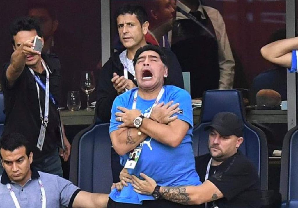 Maradona protagoniza los memes de la clasificación