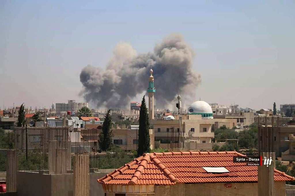 Mueren 17 civiles por bombardeo en refugio en Siria