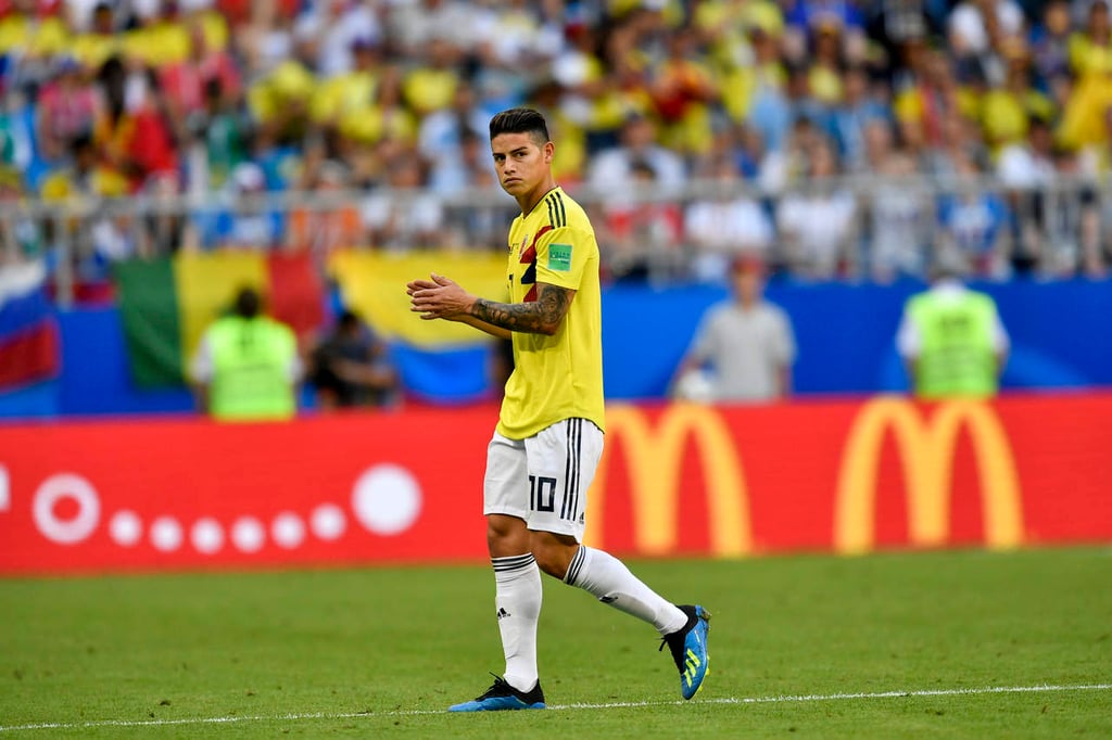 Lesión de James Rodríguez es leve confirma Colombia