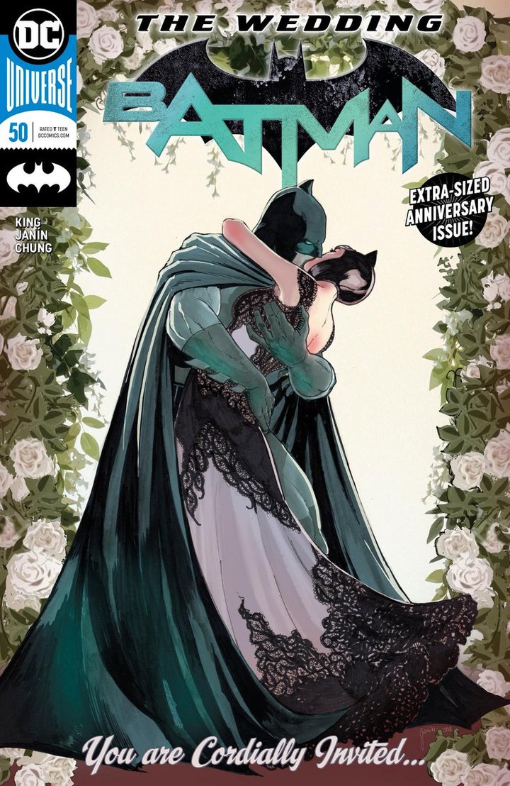 Emociona boda de  Batman y Catwoman