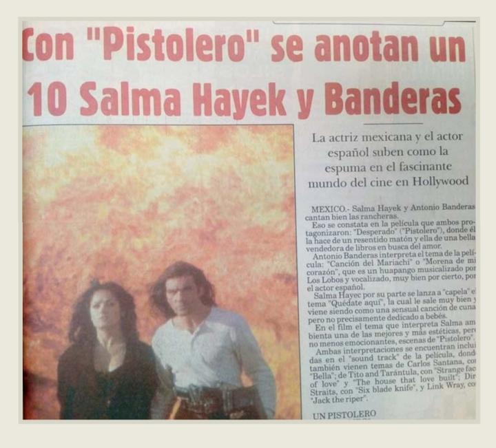 'Pistolero', un éxito de Hayek y Banderas