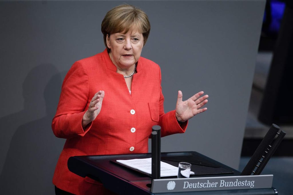 Merkel promete 'esfuerzos' para evitar una guerra comercial con EU