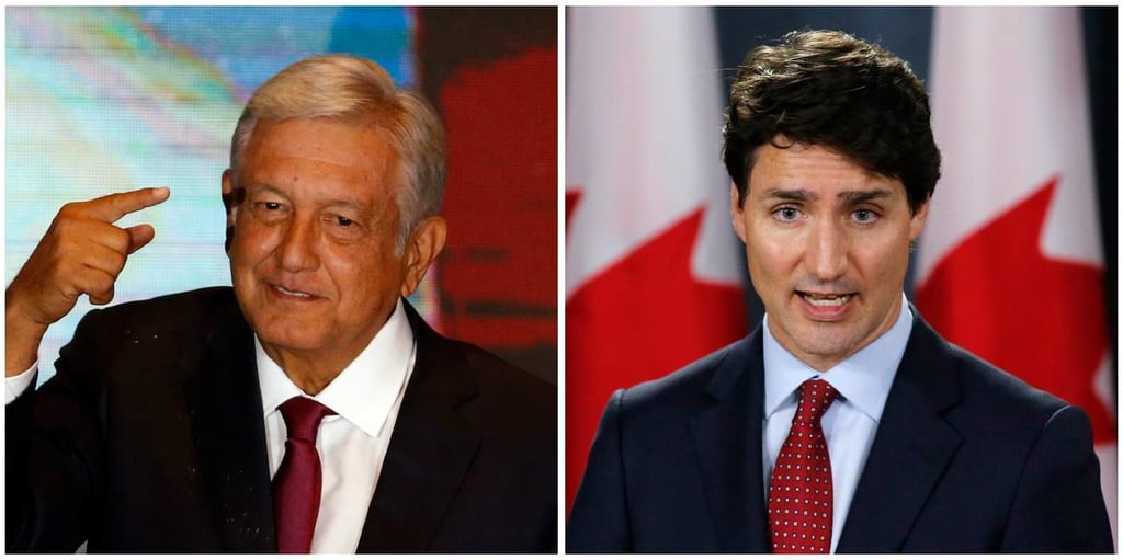 Trudeau habla con AMLO sobre la renegociación del TLCAN