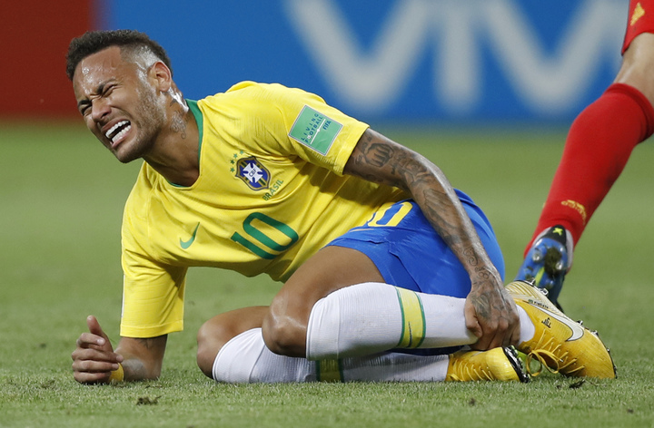 Neymar, triste