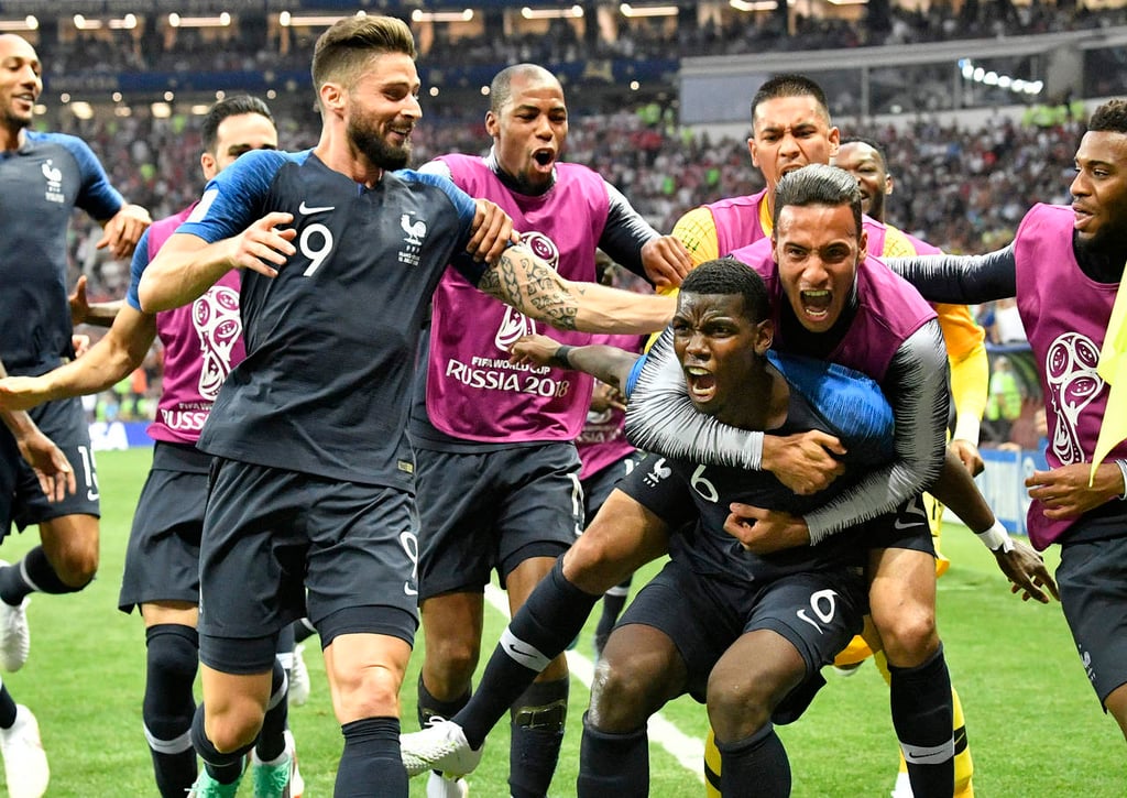 Francia empata a Uruguay y Argentina en Mundiales