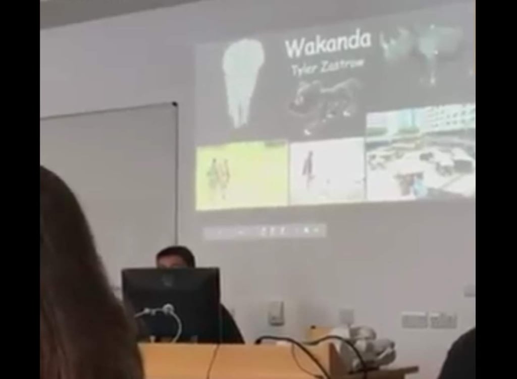Hace una presentación sobre Wakanda y le creen