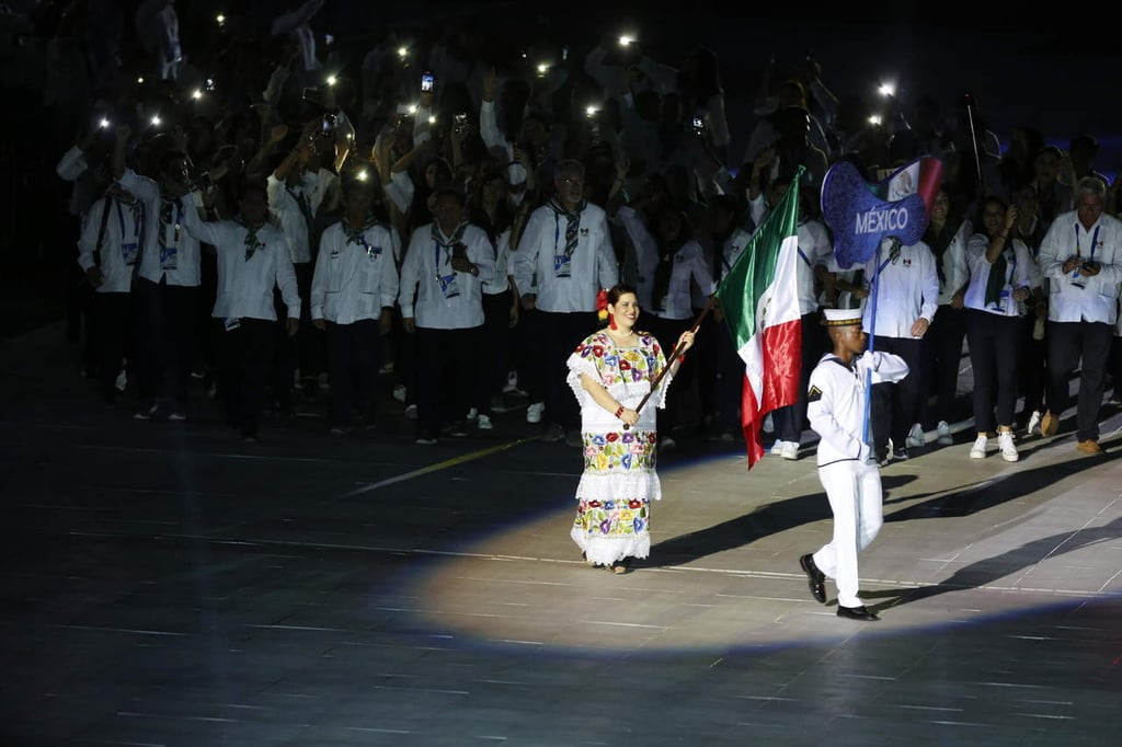 México desfiló en la inauguración de Barranquilla 2018