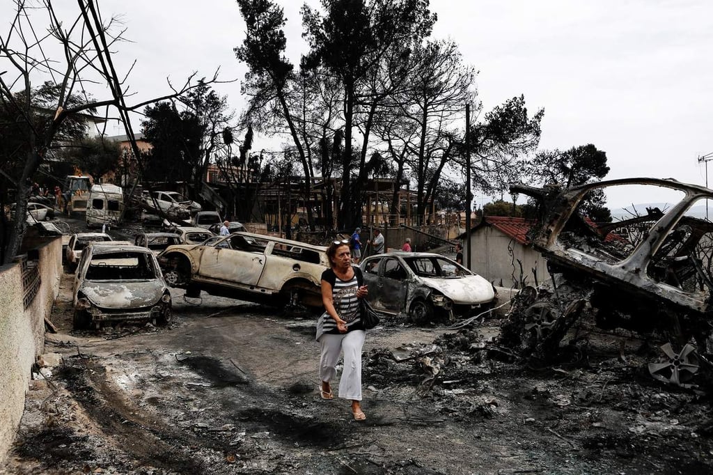 Al menos 60 muertos por incendios en Grecia