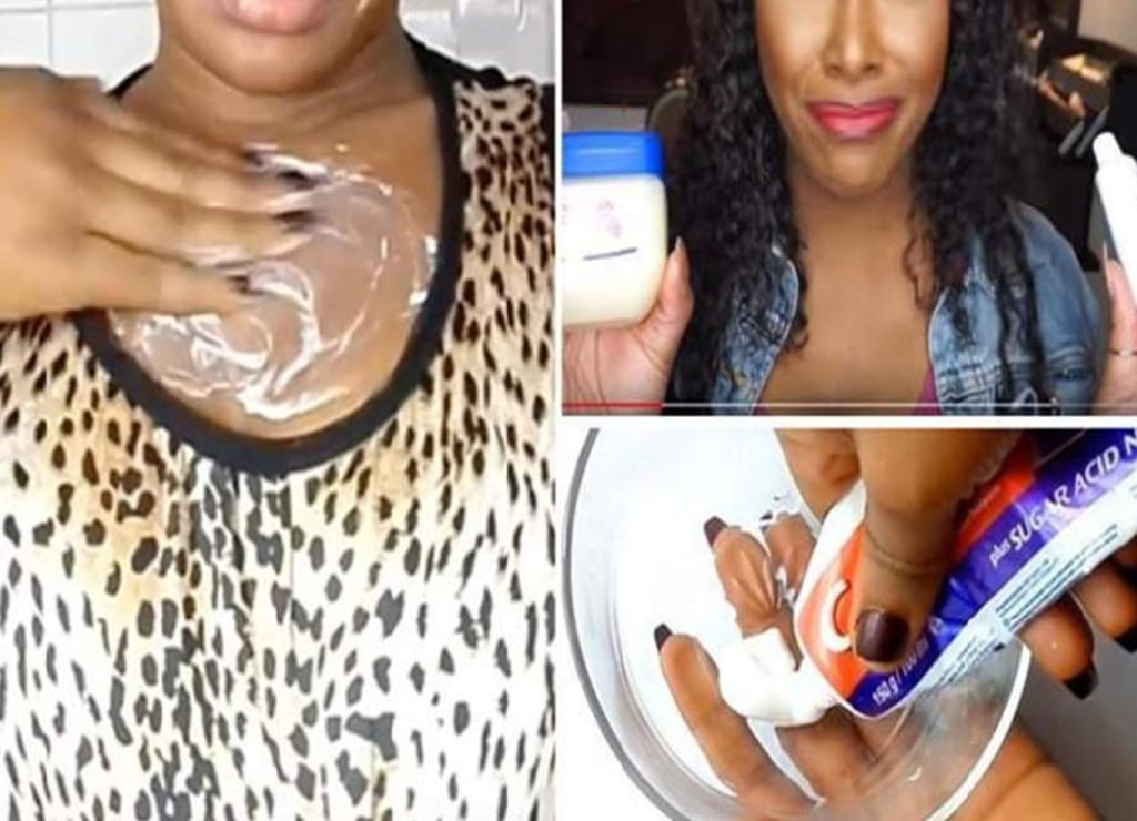 Mujeres se ponen pasta dental en el pecho por algo insólito