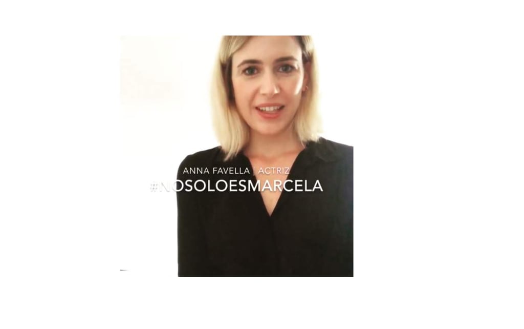 Anna Favella se suma al movimiento #NoSoloEsMarcela
