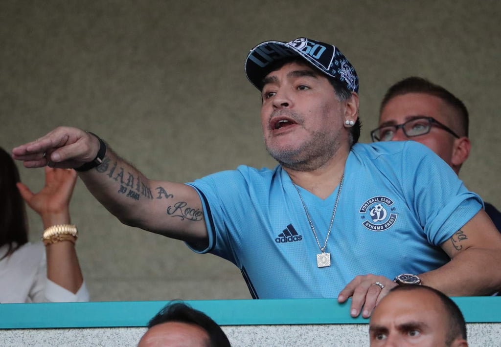 Me jo... que algunos periodistas no me incluyan: Maradona