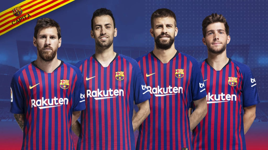 Barcelona revela a sus cuatro capitanes