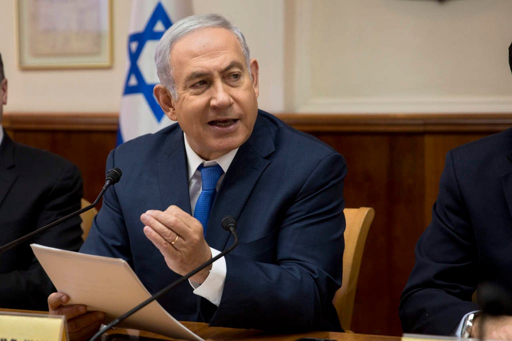 Netanyahu defiende ley Estado Nación tras manifestación de Tel Aviv