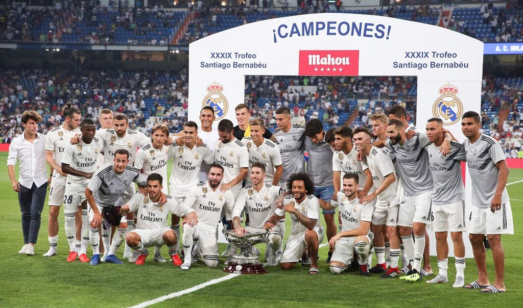 Real Madrid vence al Milan a cuatro días de la Supercopa