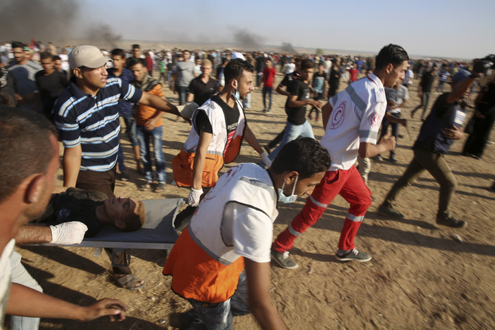Protestas en Gaza dejan dos personas muertas