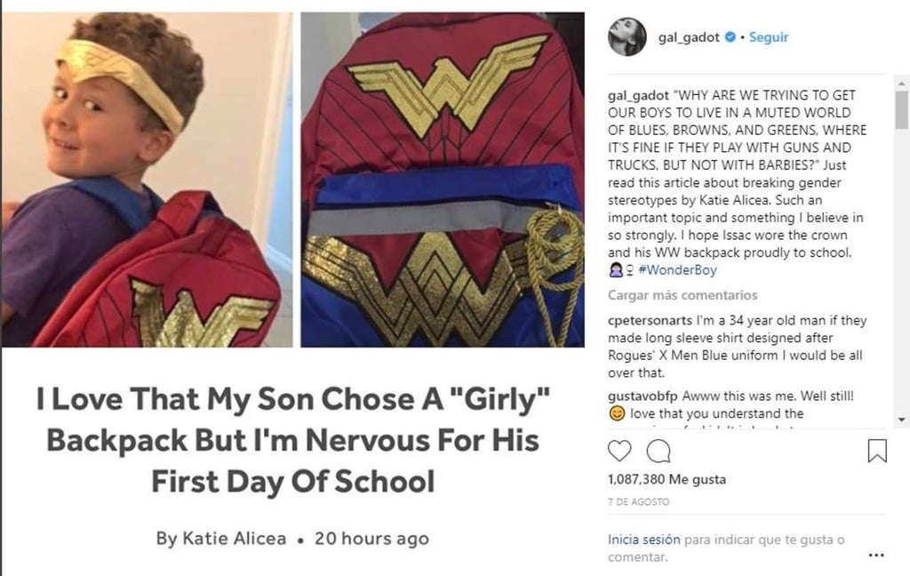 'Wonder Woman' defiende a niño