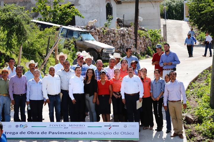 En Otáez se entregan obras que cambian vidas: Aispuro