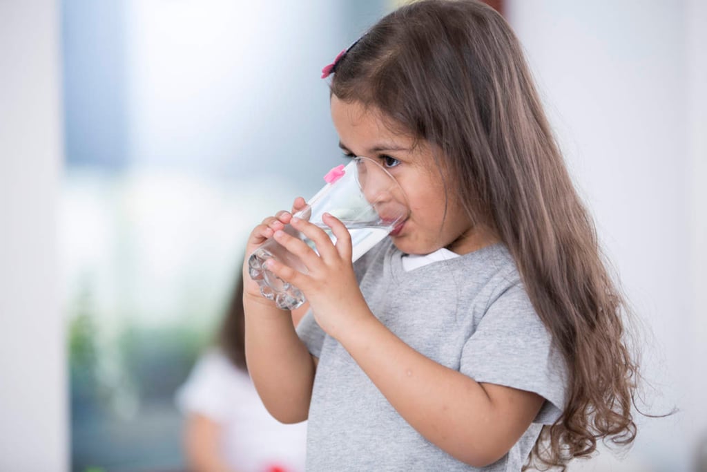 Niños bien hidratados mejoran su rendimiento escolar