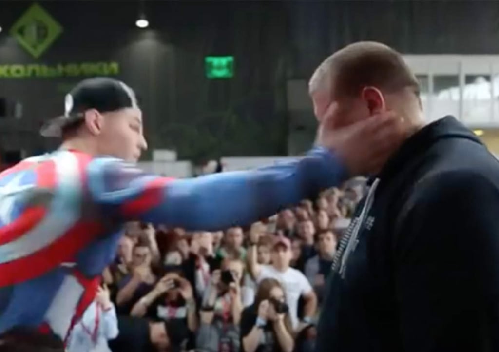 VIDEO: Así son las competencias de bofetadas