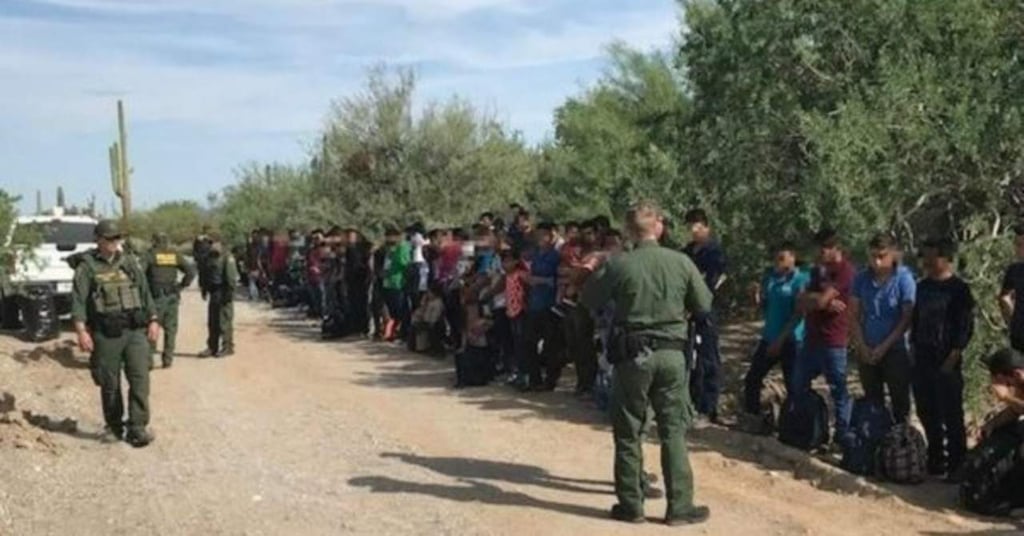 Patrulla Fronteriza asegura a 128 inmigrantes en Arizona