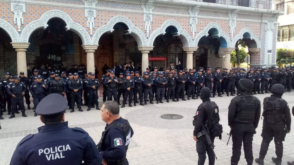 Toma Policía Estatal control de seguridad en Tehuacán