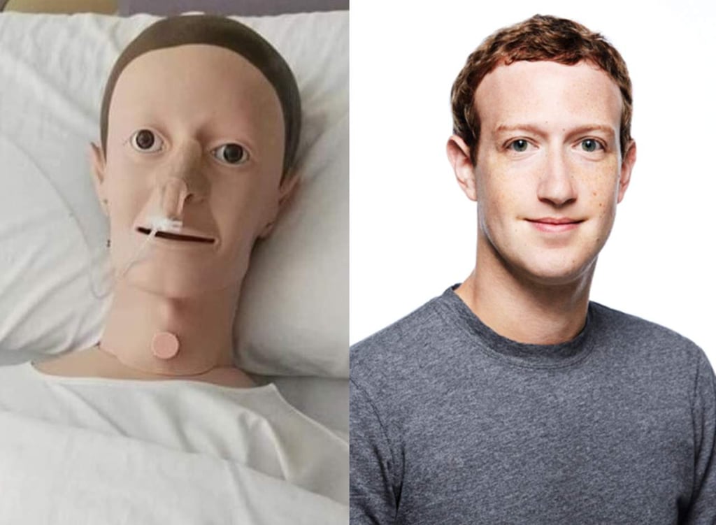 Maniquí parecido a Mark Zuckerberg causa extrañeza